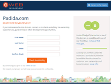 Tablet Screenshot of padida.com